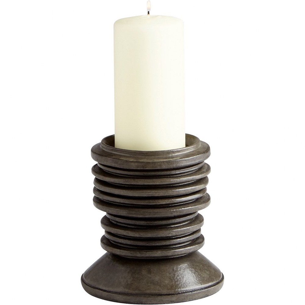 Cyan lighting-11020-Provo - Candleholder - 5.5 Inches Wide by 6 Inches High   Black Finish