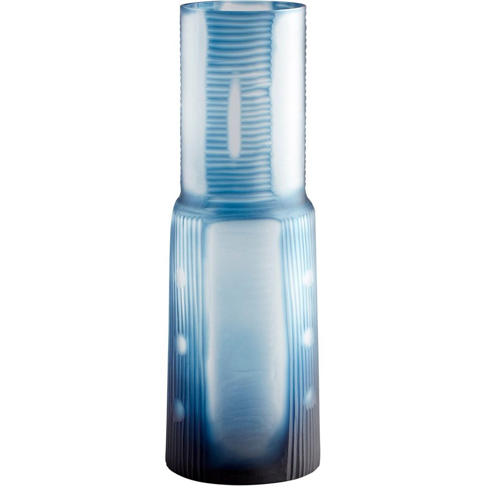 Cyan lighting-11101-Olmsted - 17.25 Inch Large Vase   Blue Finish