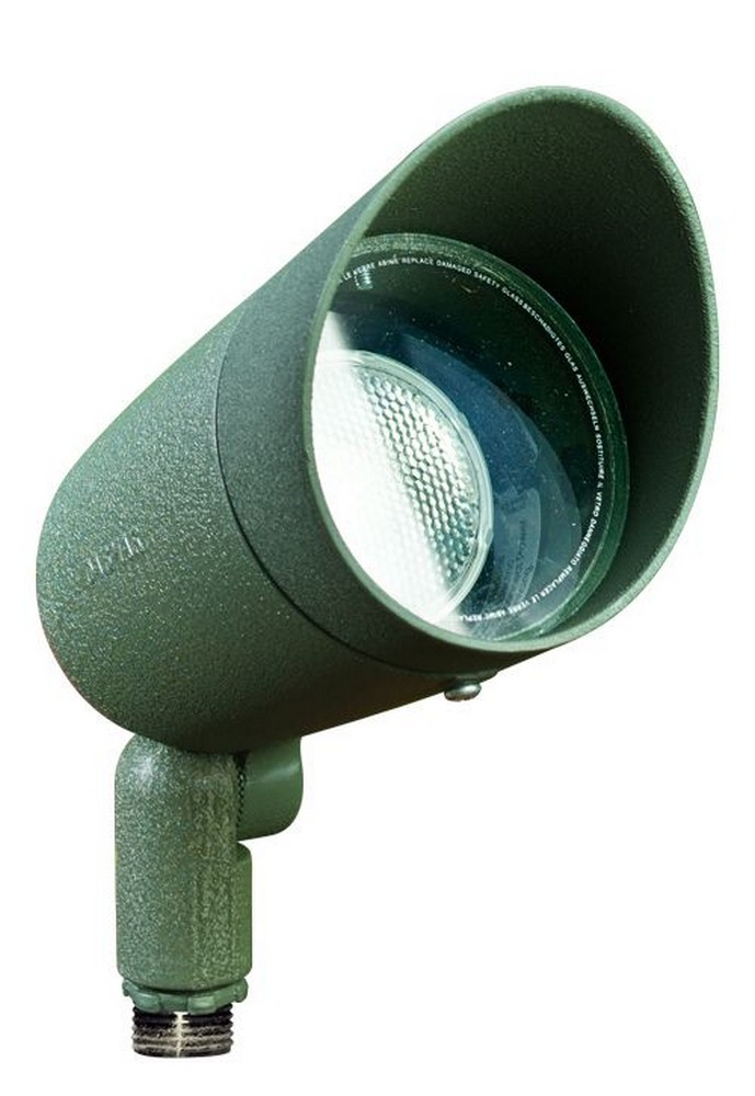 Dabmar-DPR20-HOOD-G-Cast Aluminum Spot Light   Green Finish - Par 20 Hooded Spot Light