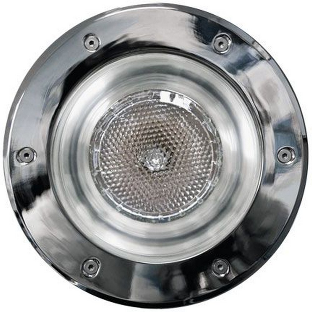 Dabmar-DW1200-Stainless Steel Well Light   Natural Stainless Steel Finish - Ss Well Light No Grill Par-20,30,38 120 Volt