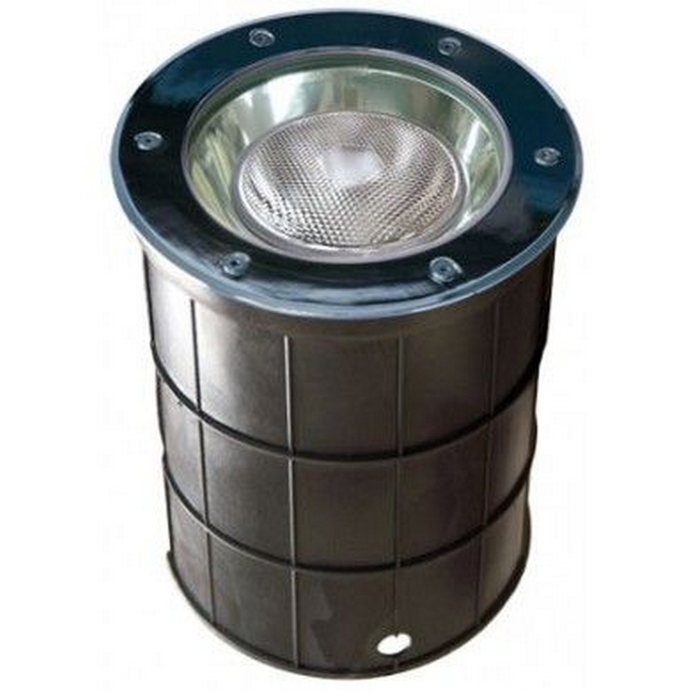 Dabmar-DW1214-Ss Well Light No Grill 13W Dl-S13-Gu24 120V   Stainless Steel Finish with Clear/Tempered Glass