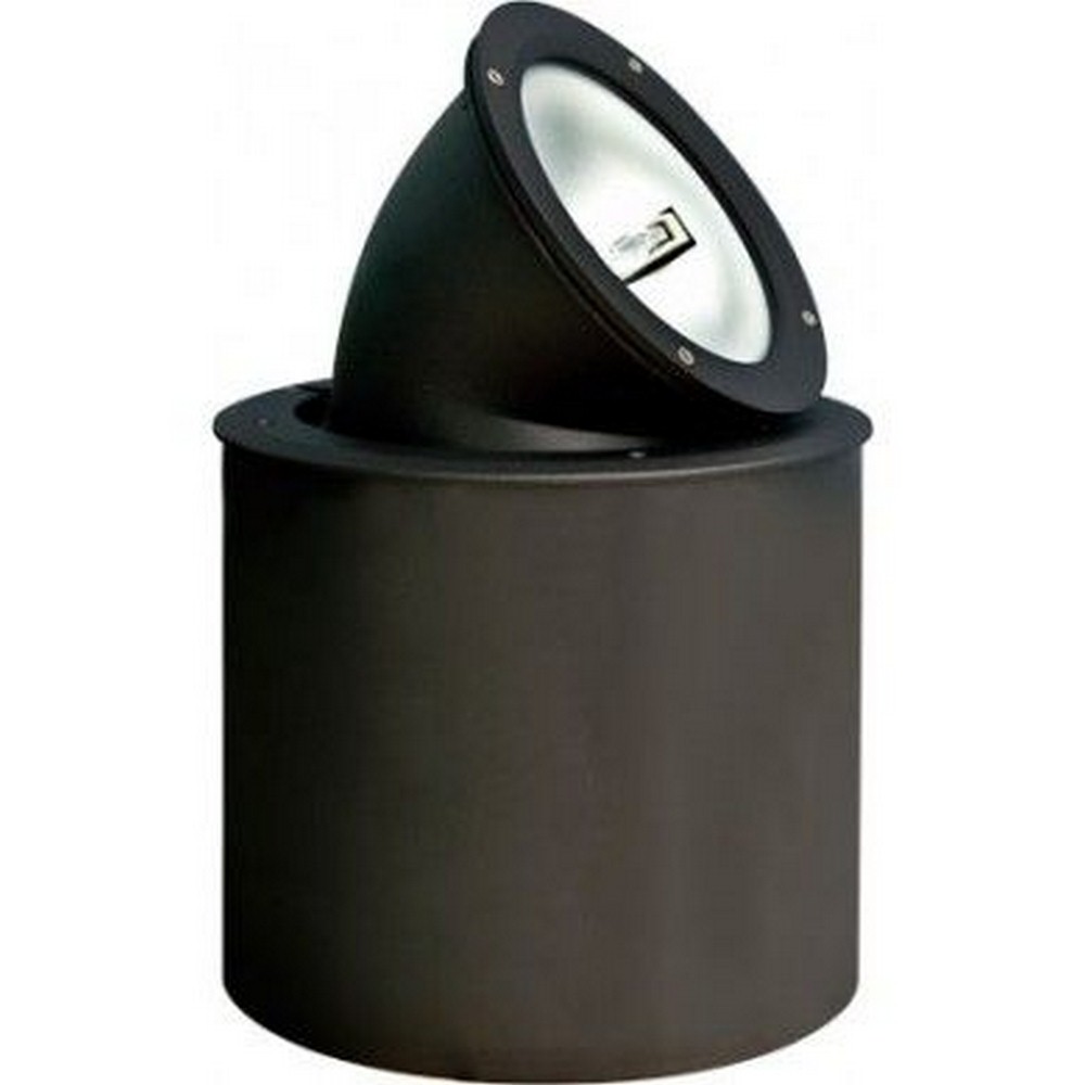 Dabmar-DW4900-MT-Large Well Light 70W Mh De 120V   Black Finish with Clear/Tempered Glass