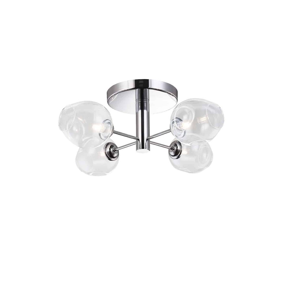 3823425 Dainolite-ABI-204SF-PC-Abii - Four Light Semi-Flus sku 3823425