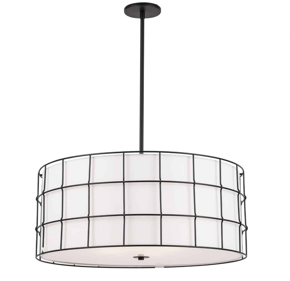 4540212 Dainolite-ALC-254P-MB-Alcala - 4 Light Pendant Mat sku 4540212