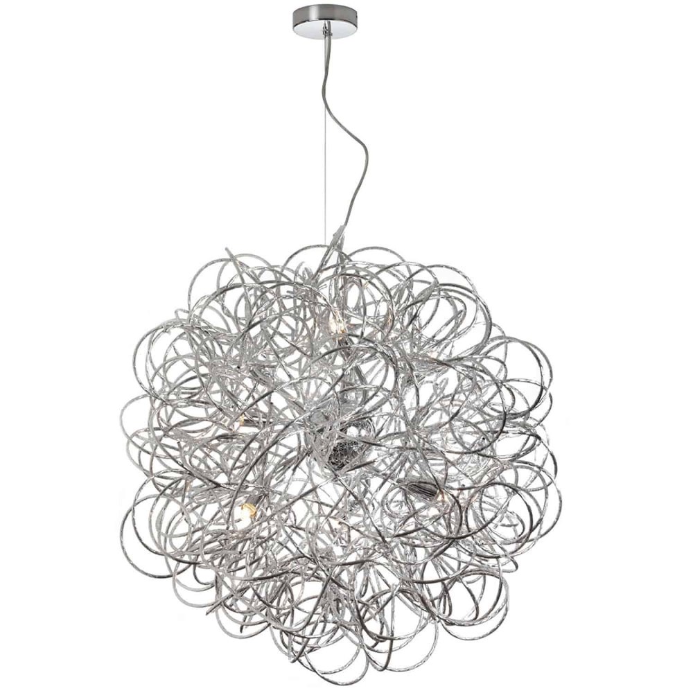 Dainolite-BAY-248LP-PC-Baya - 8 Light Tubular Pendant   Polished Chrome Finish