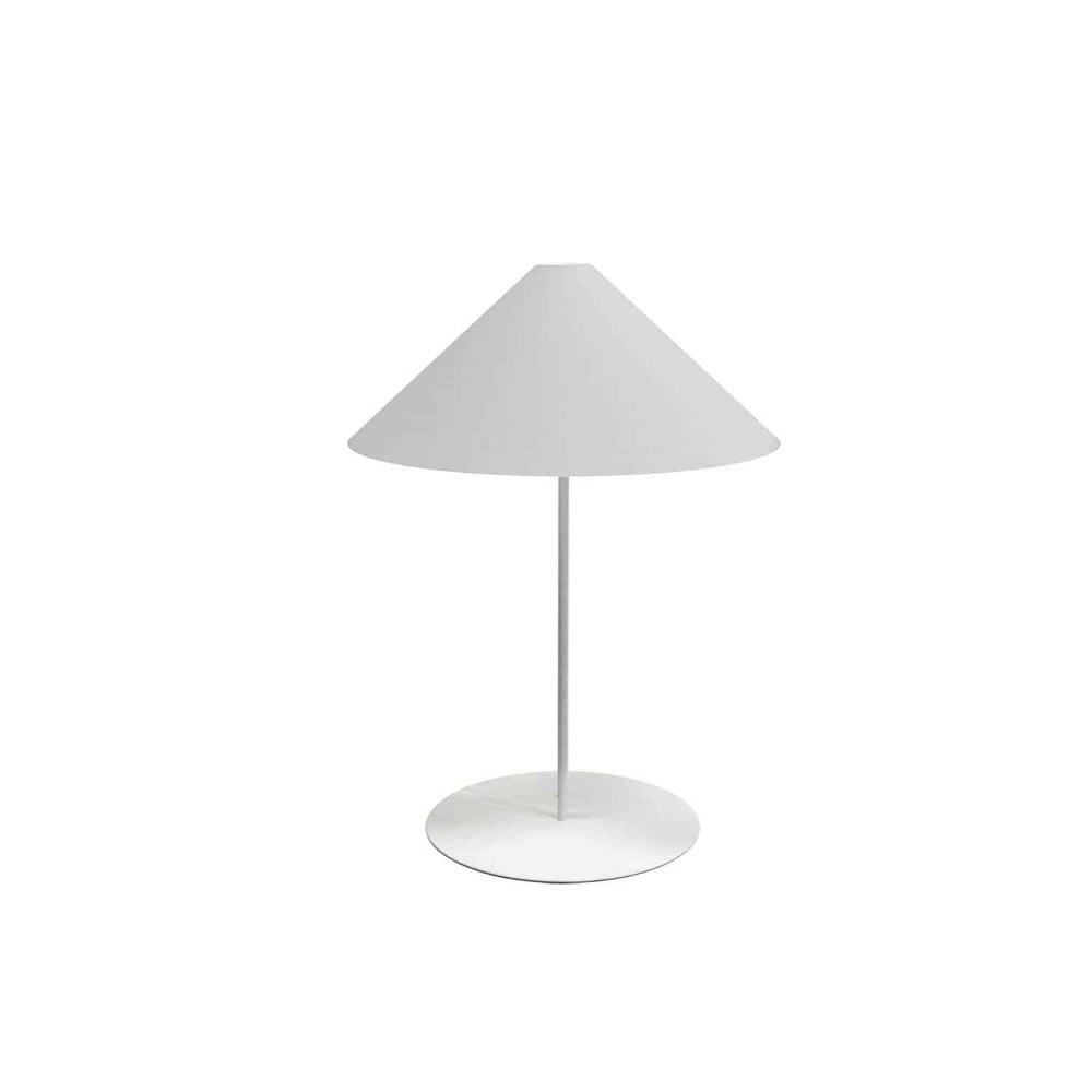 Dainolite-MM171T-WH-790-Maine - 1 Light Tapered Table Lamp   White Finish with White Fabric Shade