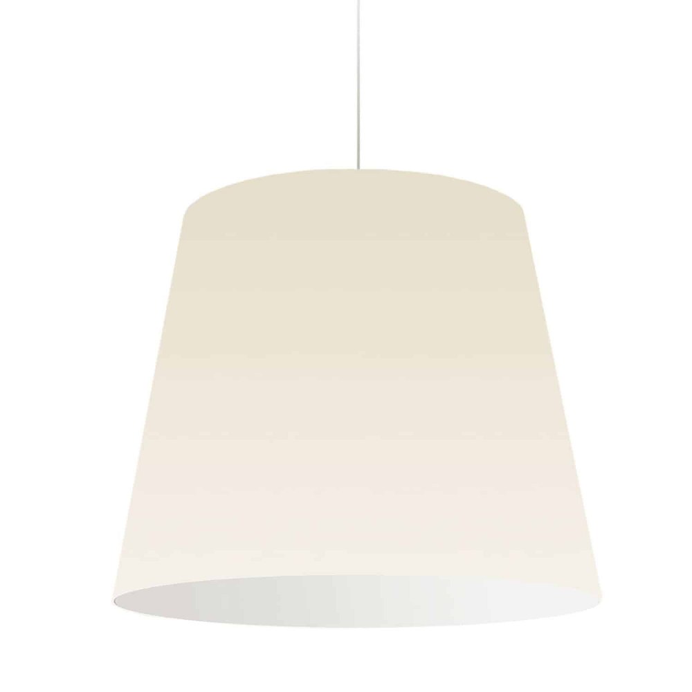 Dainolite-OD-L-720-Oversized Drum - 1 Light Oversized Large Drum Pendant Polished Chrome Cream/White Polished Chrome Finish