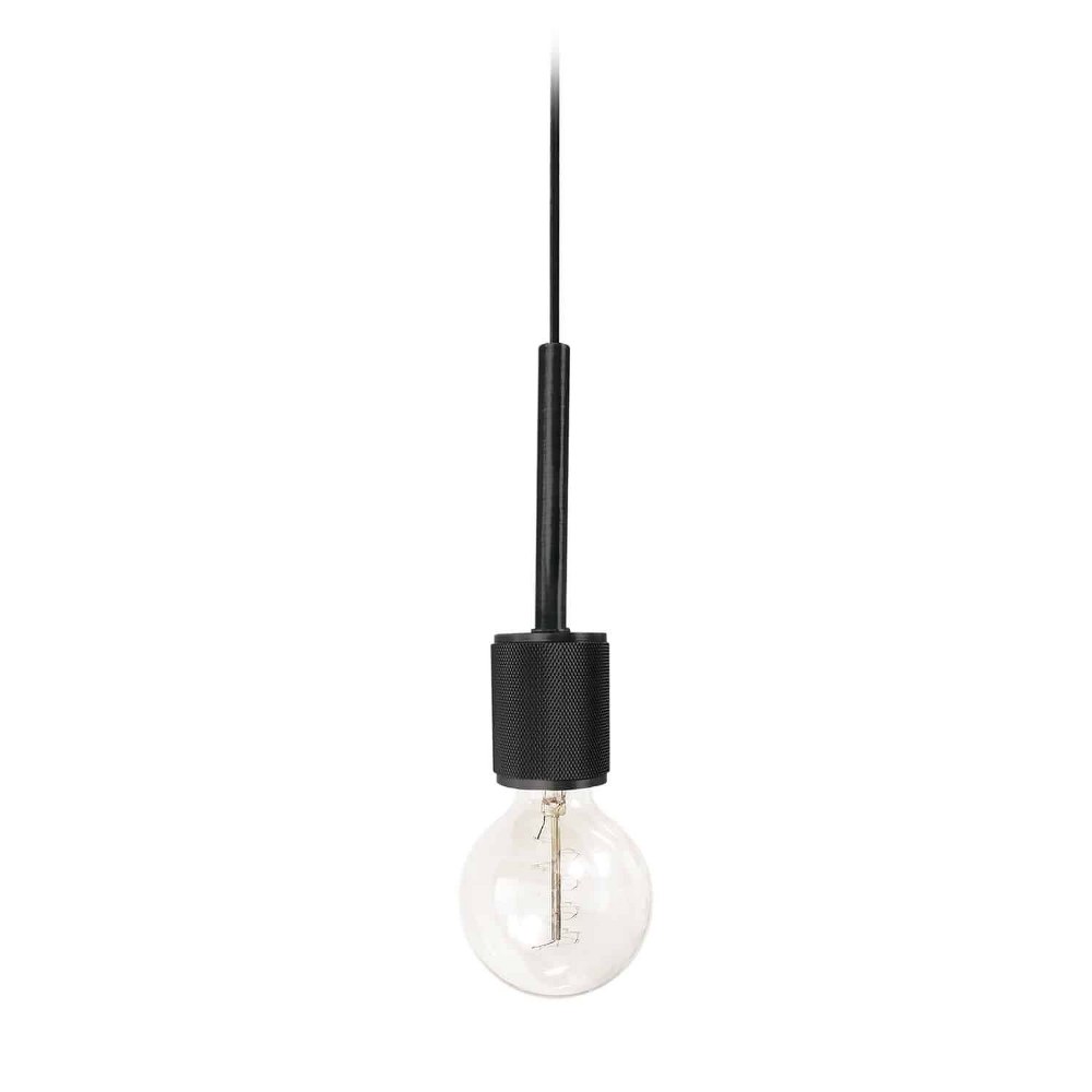 Dainolite-RSW-41P-MB-Roswell - 1 Light Pendant   Matte Black Finish