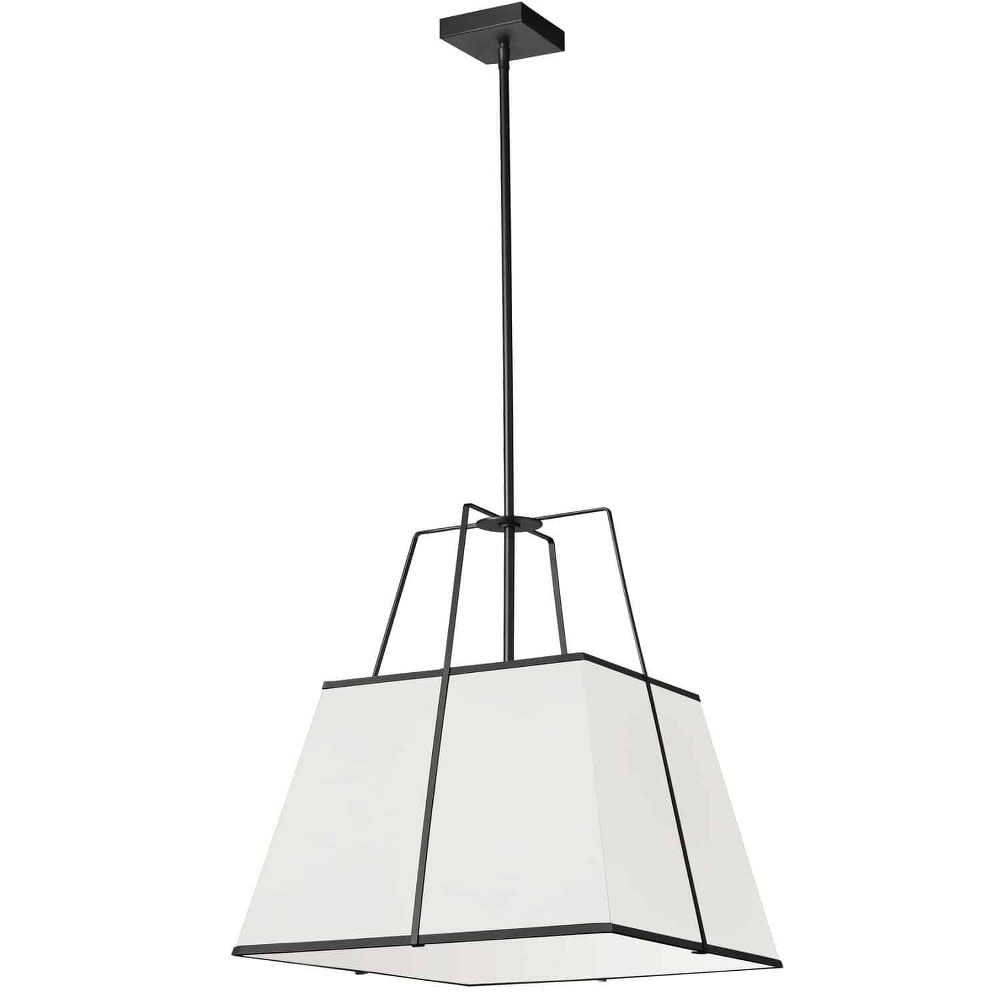 4540723 Dainolite-TRA-181P-BK-WH-Trapezoid - 1 Light Penda sku 4540723