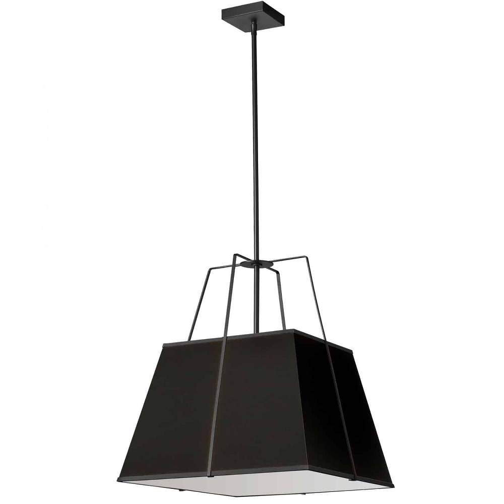 4540720 Dainolite-TRA-181P-BK-Trapezoid - 1 Light Pendant  sku 4540720