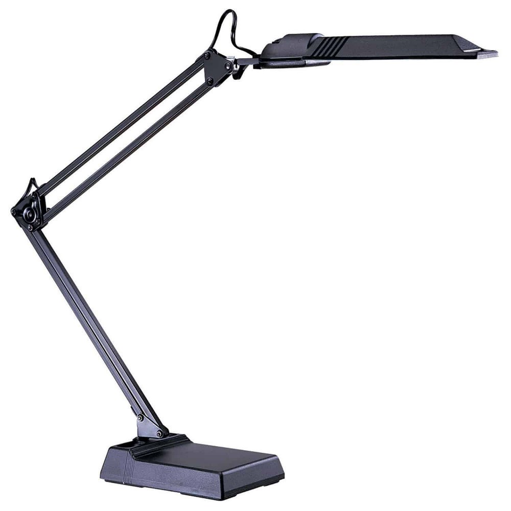 Dainolite-ULT133-BM-BK-One Light Desk Lamp   Black Finish