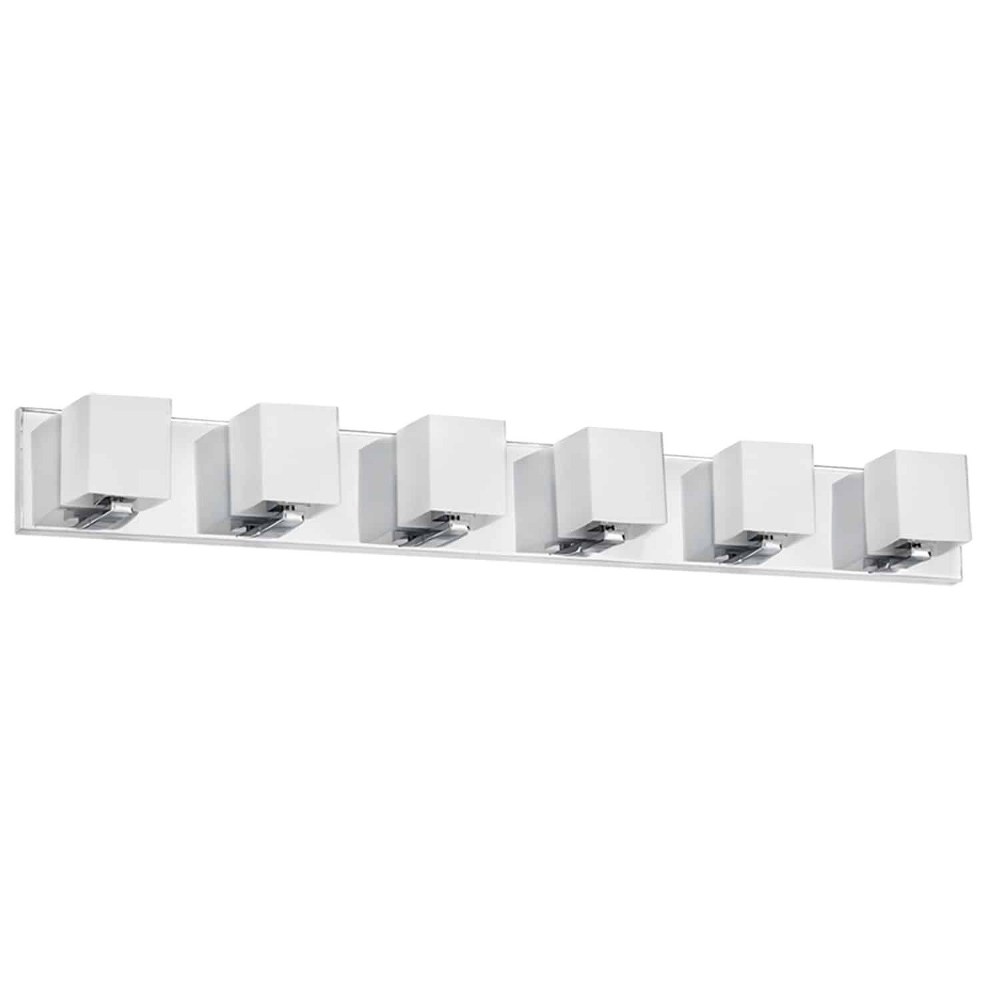 3823687 Dainolite-V1230-6W-PC-Six Light Bath Vanity   Poli sku 3823687