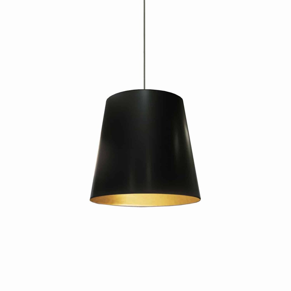 Dainolite-OD-M-698-Oversized Drum - One Light Medium Pendant Black/Gold Black/Gold Black/Gold Finish