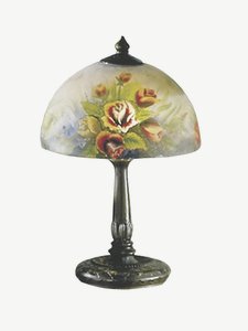Dale Tiffany Lighting-10057/610-Traditional Collection Table Lamp Antique Bronze Finish.