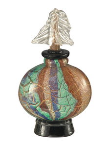 Dale Tiffany Lighting-AV12083-Crackle Perfume - 10.25 Inch Decorative Bottle   Hand Blown Art Finish