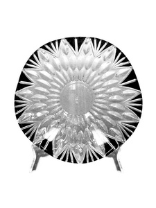 Dale Tiffany Lighting-GA80086-Ridge - 3.75 Inch Decorative Bowl   24% Lead Hand Cut Crystal Finish