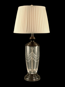 Dale Tiffany Lighting-GT11225-Lillie - One Light Table Lamp   Oil Rubbed Bronze Finish with Fabric Shade