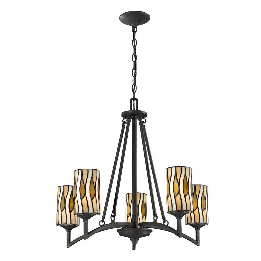 Dale Tiffany Lighting Th12452 Candella Five Light Chandelier Dale Tiffany Lighting Th12452