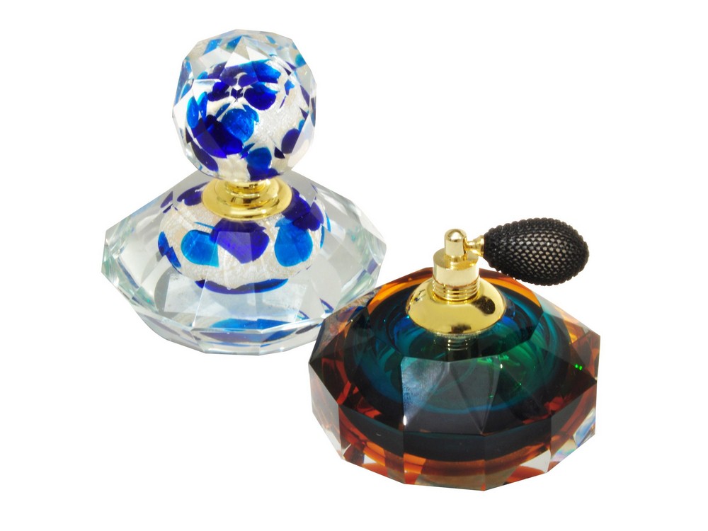 Dale Tiffany Lighting-AV14075-4.75 Inch Columbia Perfume Bottle (Set of 2)   Tiffany Finish