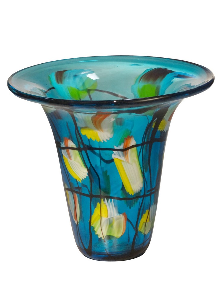 Dale Tiffany Lighting-AV14081-9.5 Inch Imagination Vase   Blue Finish