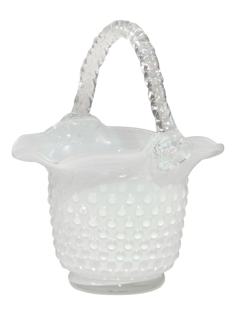 Dale Tiffany Lighting-AV14207-10.5 Inch Clear Basket   Clear/White Finish