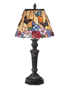 1273786 Dale Tiffany Lighting-TT100587-Butterfly /Peony Ti sku 1273786