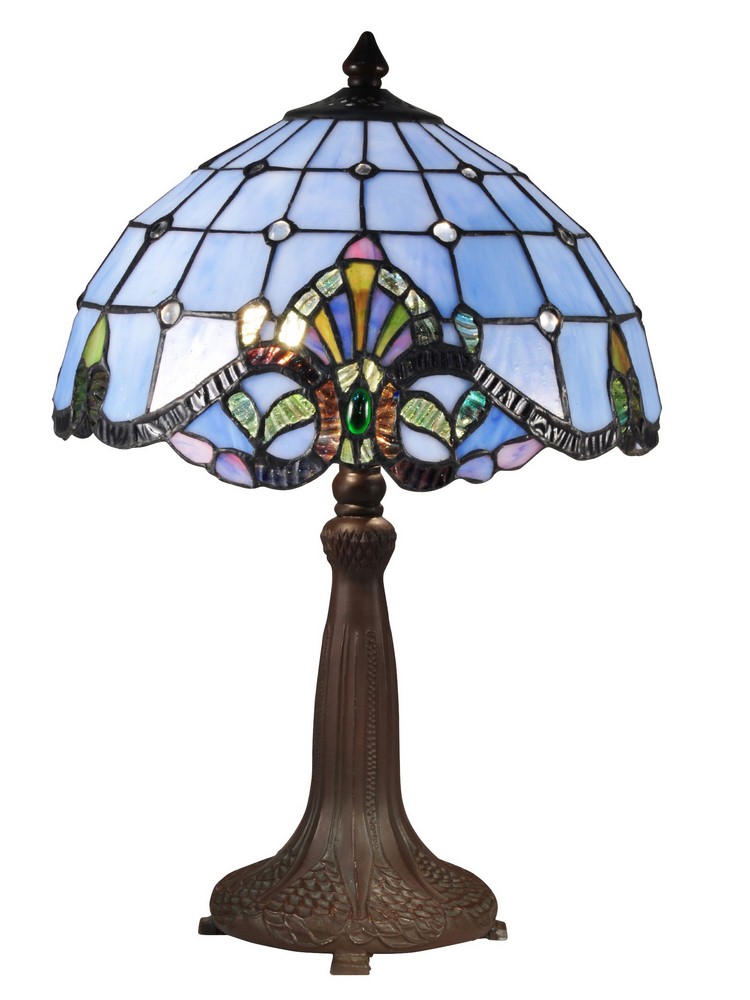 1905143 Dale Tiffany Lighting-TT15090-Two Light Table Lamp sku 1905143