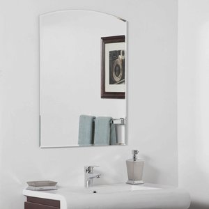 Decor Wonderland-SSM210-Katherine - 31.50 Inch Arch Bathroom Mirror   Silver Finish