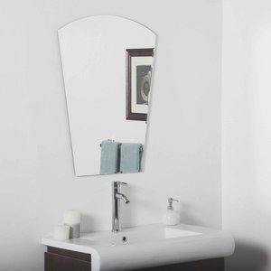 Decor Wonderland-SSM3005-Paris - 31.50 Inch Arch Bathroom Mirror   Silver Finish