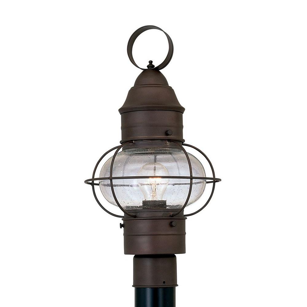 Nantucket One Light Outdoor Onion Post Lantern