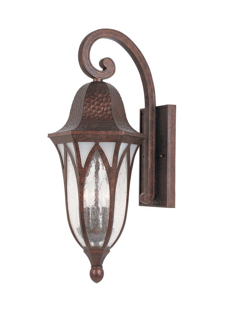 Designers Fountain-20621-BAC-Berkshire - Three Light Outdoor Wall Lantern   Berkshire - Three Light Outdoor Wall Lantern