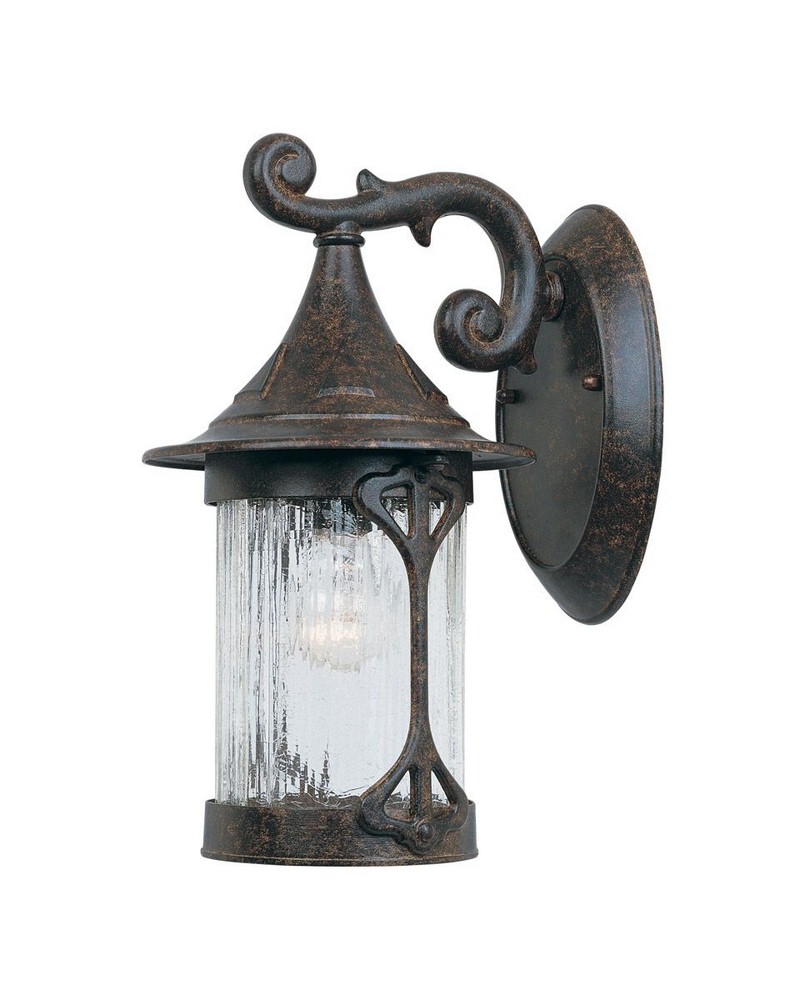 Designers Fountain-20911-CHN-Canyon Lake - One Light Outdoor Wall Lantern   Canyon Lake - One Light Outdoor Wall Lantern