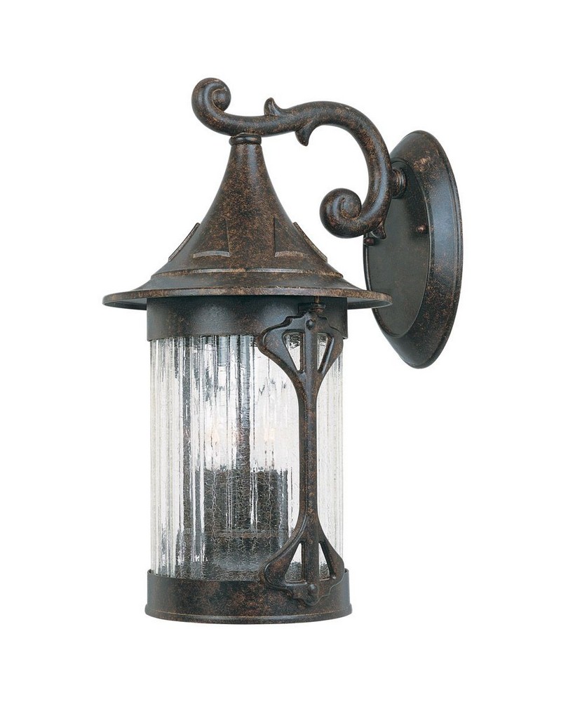 Designers Fountain-20921-CHN-Canyon Lake - Three Light Outdoor Wall Lantern   Canyon Lake - Three Light Outdoor Wall Lantern