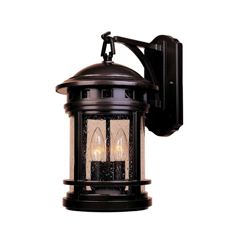 Designers Fountain-2391-ORB-Sedona - 20 Inch Three Light Outdoor Wall Lantern Oil Rubbed Bronze Seedy Oil Rubbed Bronze Finish with Seedy Glass