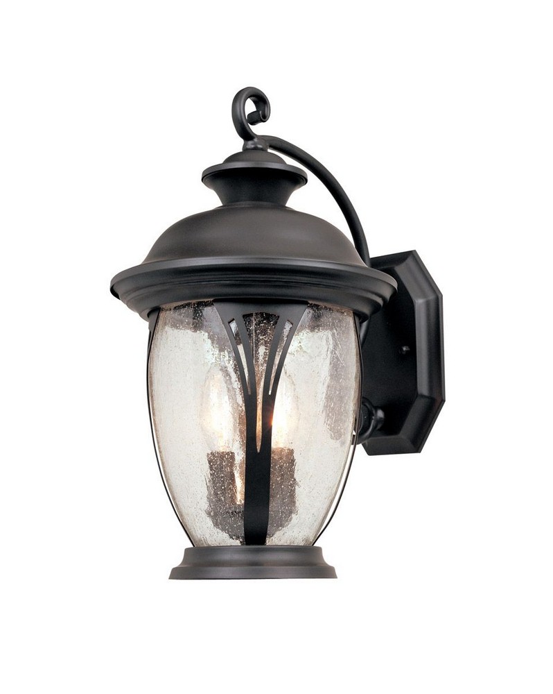 Designers Fountain-30531-BZ-Westchester - Three Light Outdoor Wall Lantern Bronze Seedy Bronze Finish with Seedy Glass