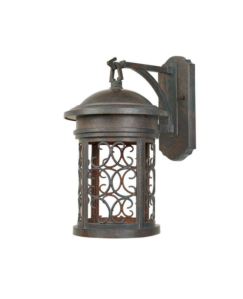 Designers Fountain-31131-MP-Ellington - One Light Outdoor Wall Lantern Mediterranean Patina  Mediterranean Patina