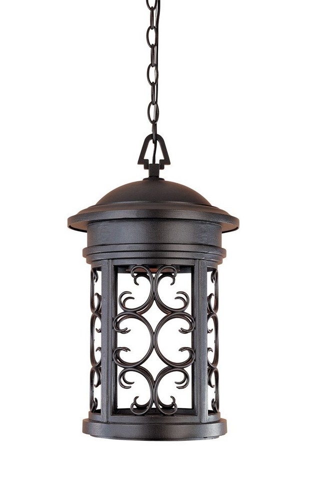 Designers Fountain-31134-ORB-Ellington - One Light Outdoor Hanging Lantern Oil Rubbed Bronze  Oil Rubbed Bronze Finish