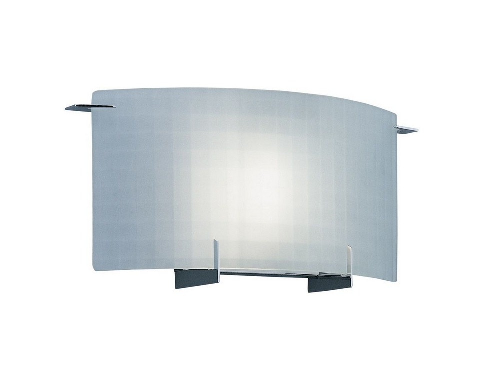 Designers Fountain-6040-CH-Wall Sconce With Etched Glass   Chrome - Etched Glass