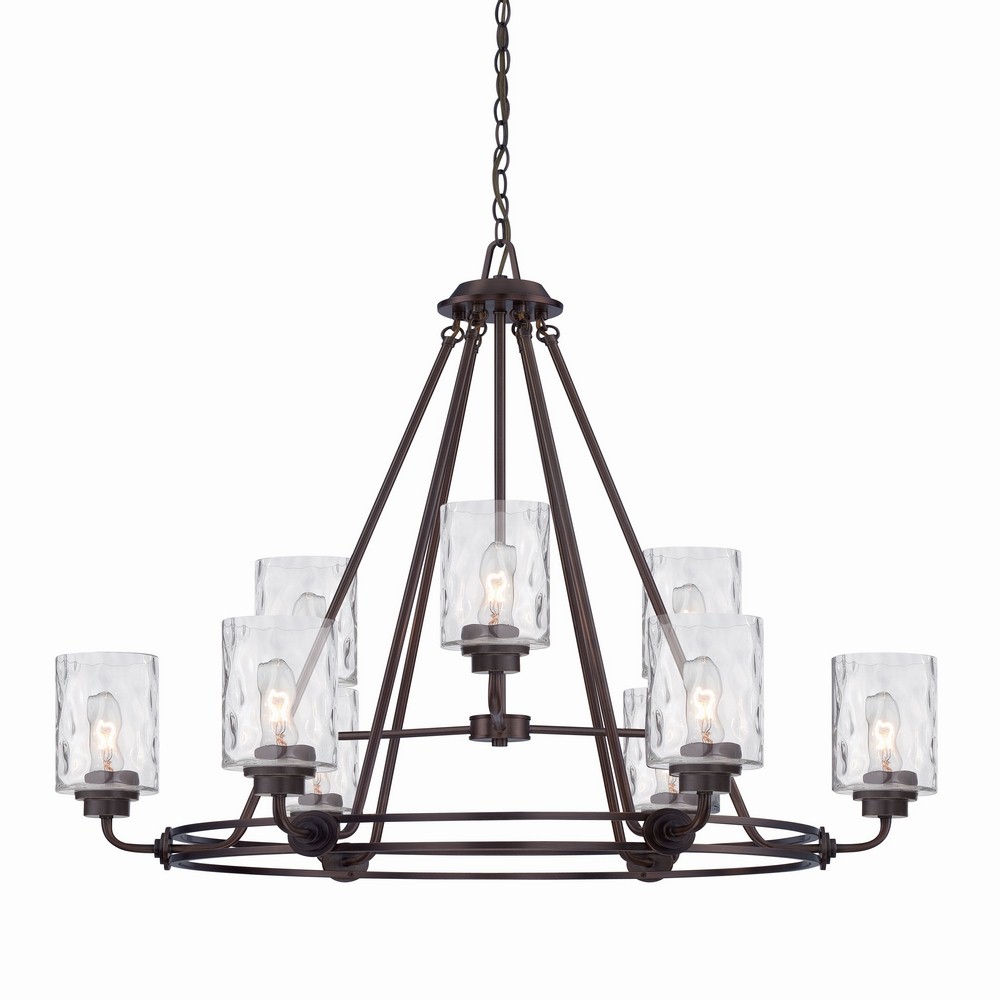 Designers Fountain-87189-OEB-Gramercy Park - Nine Light Chandelier   Gramercy Park - Nine Light Chandelier