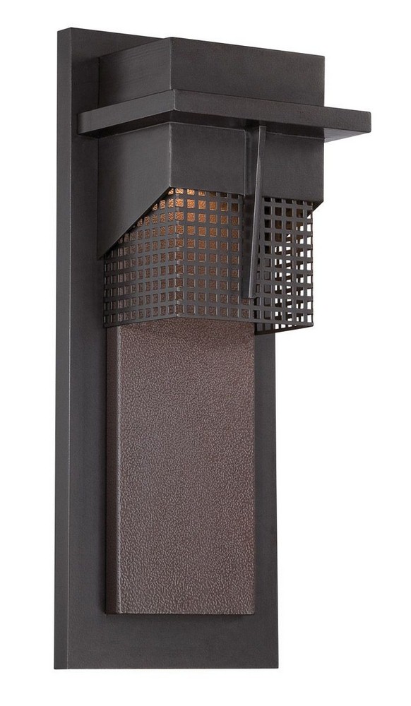 Designers Fountain-LED32611-BNB-Beacon - 6 Inch 10W Led Wall Lantern   Burnished Bronze Finish