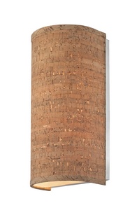 Dolan Lighting-280-09-Naturale - Two Light Wall Sconce   Natural Cork Finish