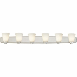 Dolan Lighting-3406-09-Southport 6-Light Bath Bar Satin Nickel  6 Light Bath Bar