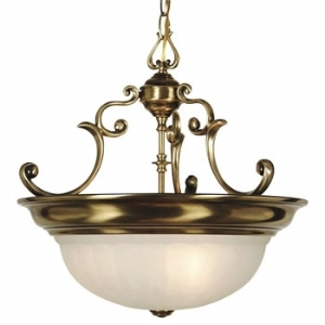 Dolan Lighting-527-09-Richland 3-Light Bowl Pendant Satin Nickel  Satin Nickel Finish