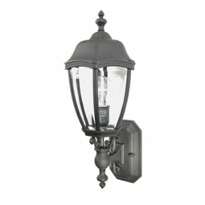 Dolan Lighting-950-50-Roseville - One Light Outdoor Wall Lantern   Black Finish