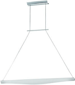 ET2 Lighting-E22320-61-Krisp-Pendant in Modern style-4.5 Inches wide by 3.5 inches high   White Acrylic