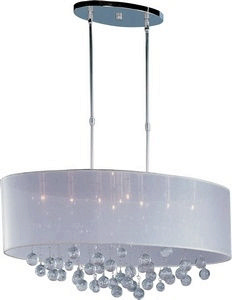 ET2 Lighting-E22387-120PC-Veil - Nine Light Pendant   Veil - Nine Light Pendant