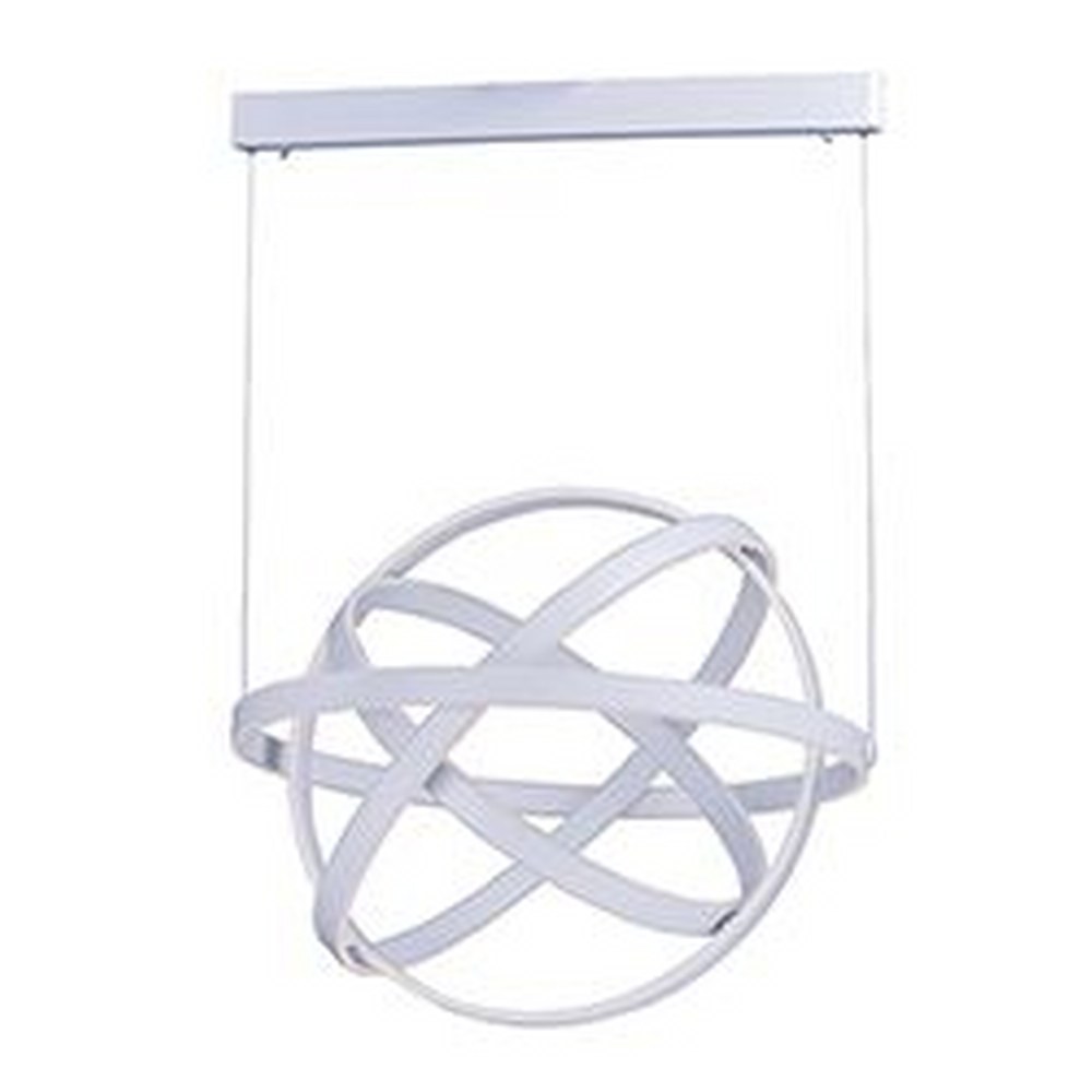 ET2 Lighting-E24586-MW-Gyro-119.52W 1 LED Pendant-31.5 Inches wide by 29.75 inches high   Matte White Finish