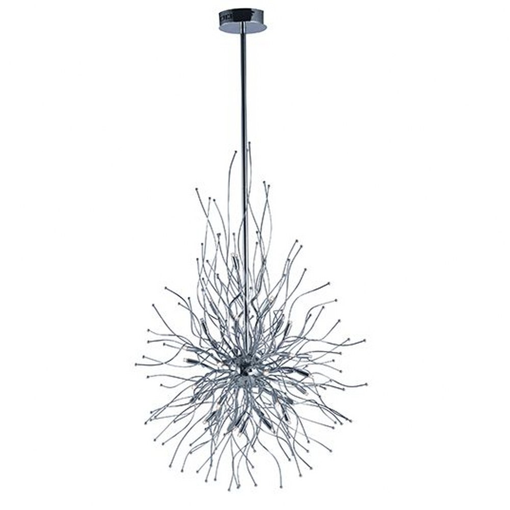 ET2 Lighting-E24674-PC-Orion-46.8W 39 LED Pendant-26.5 Inches wide by 39.5 inches high   Polished Chrome Finish