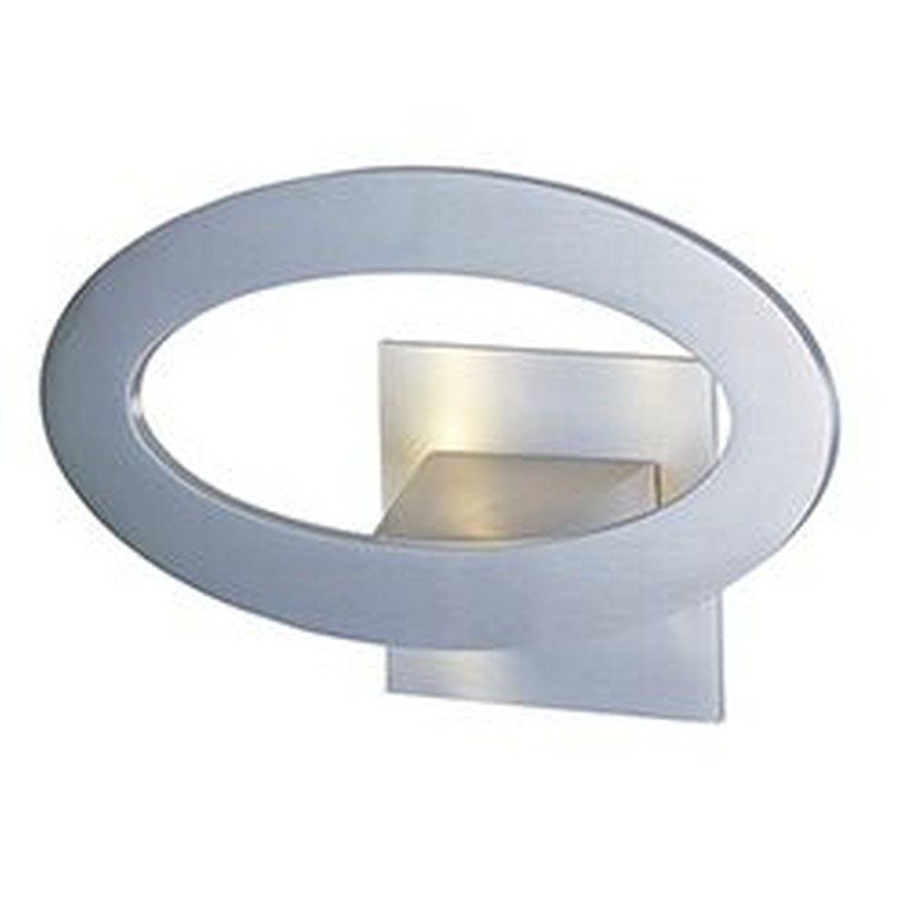 ET2 Lighting-E41300-SA-Alumilux-LED Wall Mount in Modern style-10 Inches wide by 8 inches high   Satin Aluminum Finish