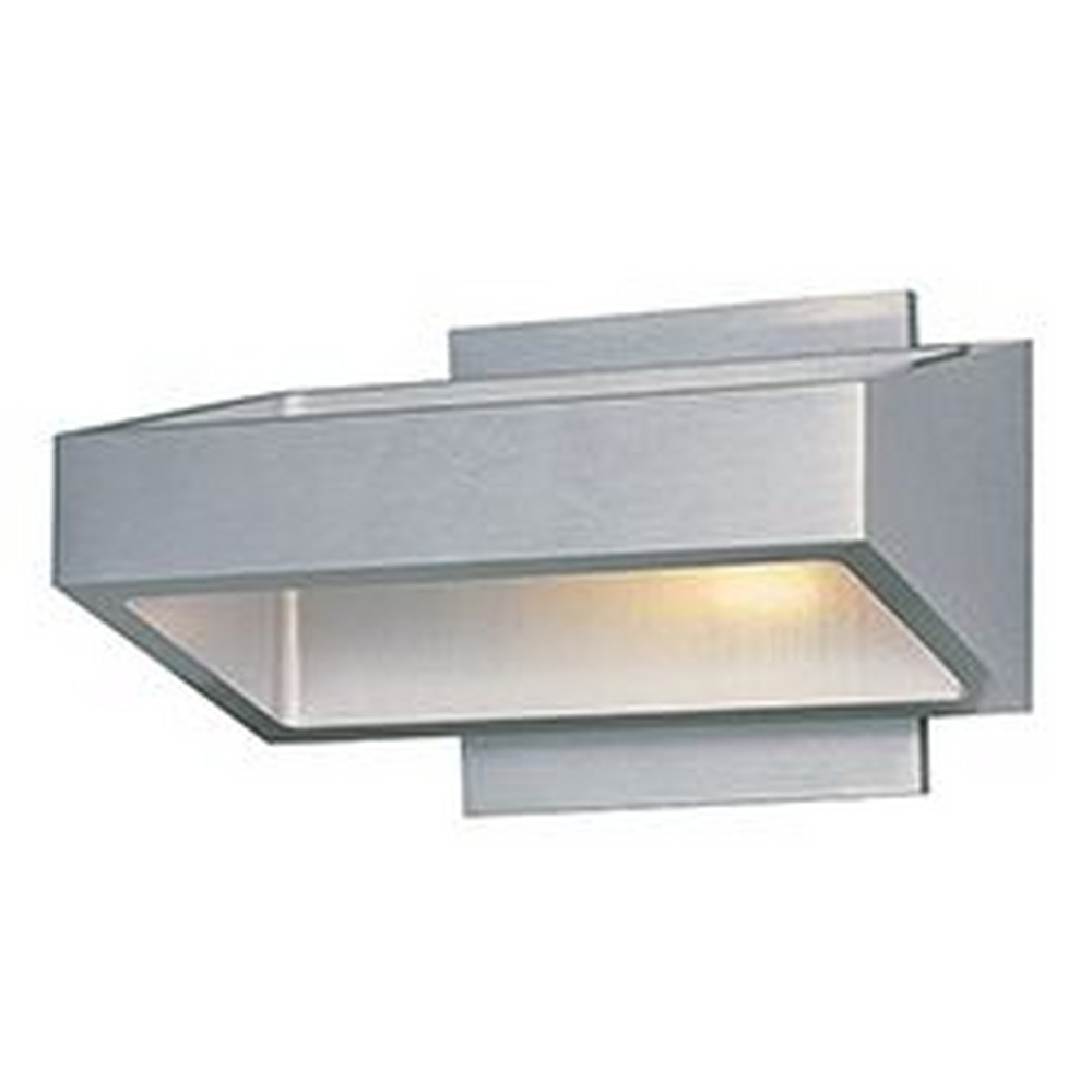 ET2 Lighting-E41302-SA-Alumilux Titan-5.4W 18 LED Outdoor Wall Mount in Modern style-7.25 Inches wide by 4.5 inches high   Satin Aluminum Finish
